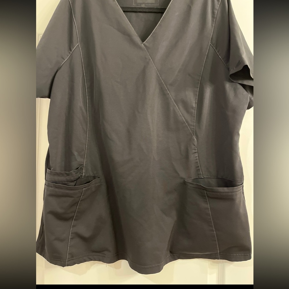 Nursing scrub top and bottoms